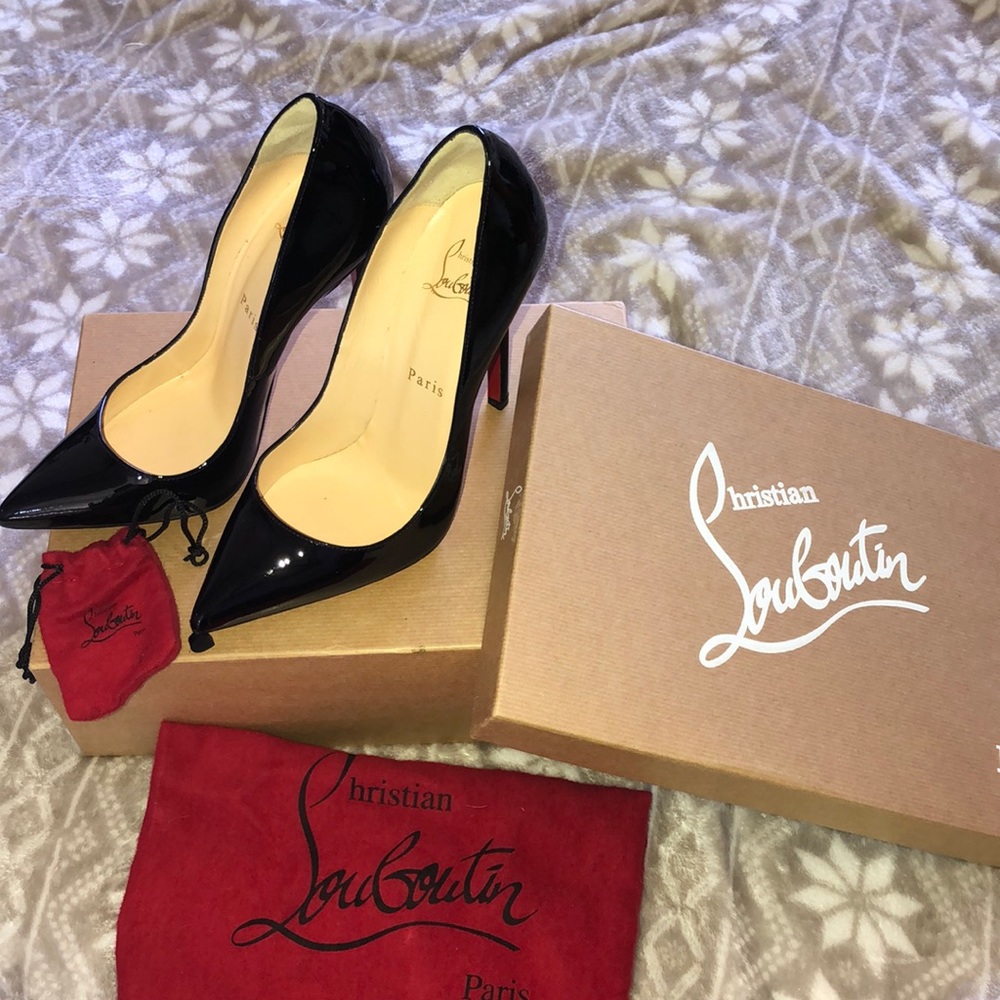 Christian Louboutin patent leather Glamorous stilettos